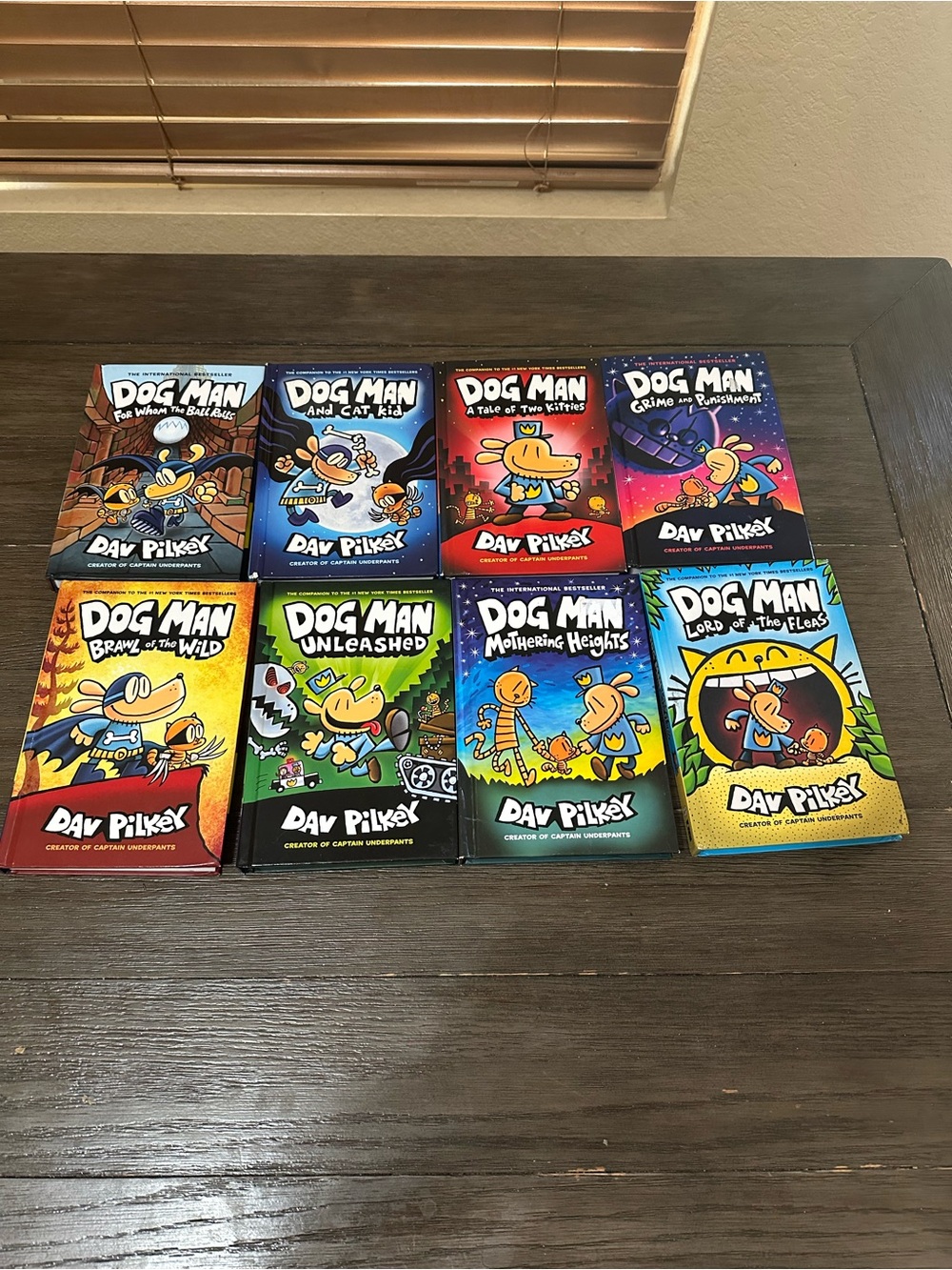 Dog Man Book Bundle by Dav Pilkey - Colorful Kids Graphic Novels (Set of 8)